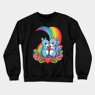 Friends for Life Squirrel Crewneck Sweatshirt